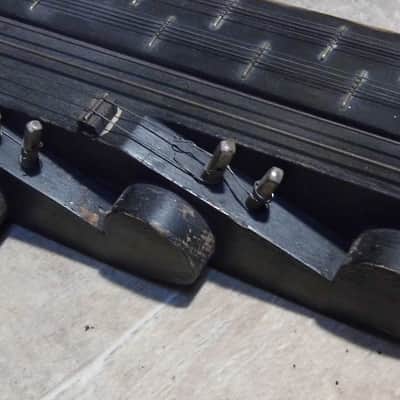 antique 10string SCHEITHOLT DULCIMER Scheitholz Zither Germany good for museum ! image 9