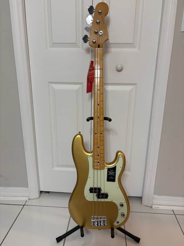 Fender 75th Anniversary Player II Precision Bass 2026 - Aztec Gold