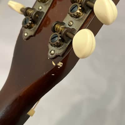 Harmony H8031 oval hole flat back mandolin 1972 - Sunburst image 14