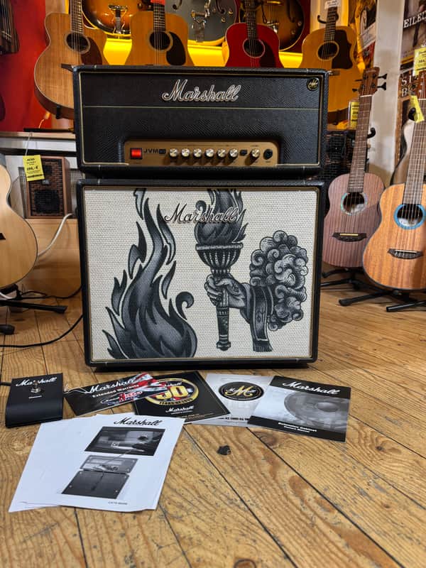 Marshall JVM 1 Custom Shop Tattoo Head + C110 Cab 2014 image 1