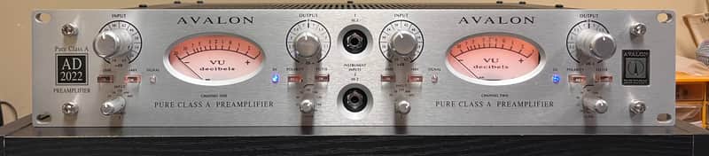 Avalon AD 2022 Dual Pure Class A Preamp (Fully Reconditioned) image 1