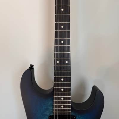 Schecter USA Custom Shop Sunset Custom-II 2024 - Ocean Blue Burst Satin image 7