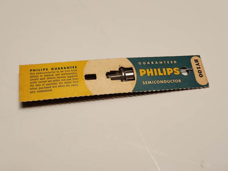 NOS NEW 1960s Philips Mullard BY 100 Silicone Diode For Marshall JTM45 & Others image 1