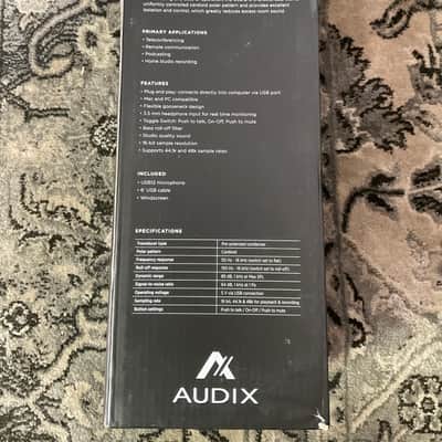 Audix USB12 Condenser Microphone, Cardioid image 8