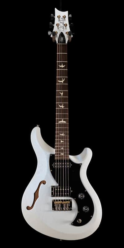 PRS S2 Vela Semi-Hollow Satin - Pearl White image 1
