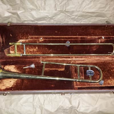 Olds Ambassador Trombone, USA, Brass with Case and Mouthpiece image 1