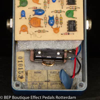 Vintage MXR Blue Box Block Logo 1977 s/n 3-008 140 as used by Jimmy Page, Rowland S Howard - Birthday Party image 10