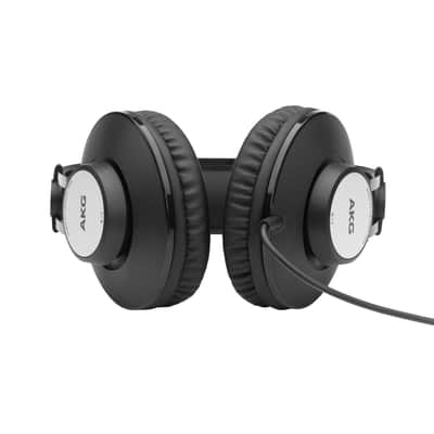 AKG K72 High Performance Closed-Back Over Ear Headphones - Professional Drivers, Lightweight Design, 2.5m Cable, Self-Adjusting Headband for Recording, Monitoring, Mixing - Black image 5