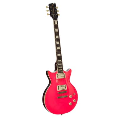 Rock N Roll Relics Custom Starfighter - Hot Pink w/ Aged White Stinger - Made in the USA Custom Boutique Electric Guitar! image 8