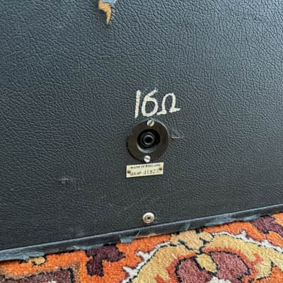 Vintage 1971 Marshall 4x10 Guitar Amplifier Speaker Cabinet Celestion 9384 1970s image 14