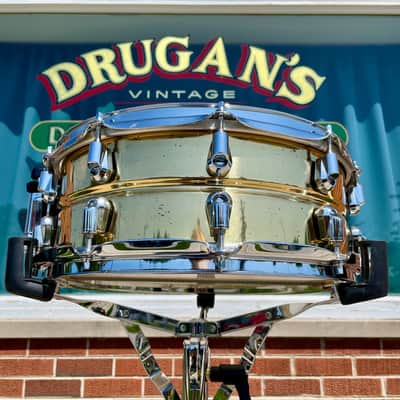 Yamaha SD-4455 Brass Shell 5.5x14 Snare Drum MIJ image 5