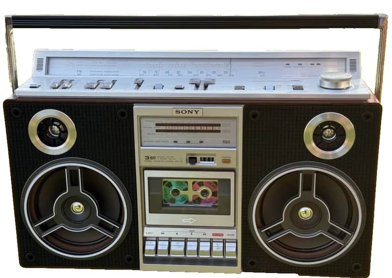 SONY CFS-V8 ZILBAR Rare Vintage Cassette Deck Boombox Japan Serviced Warranty image 1