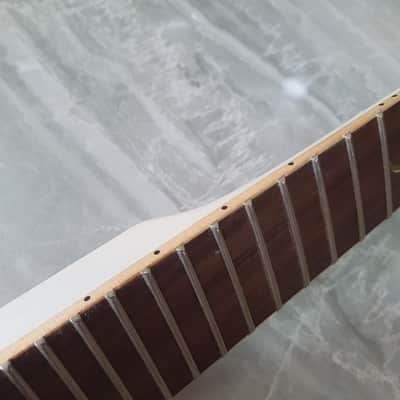 LOADED Ibanez Neck JBM10FX - Pearl White Matte w/ Magnum GOLD image 7