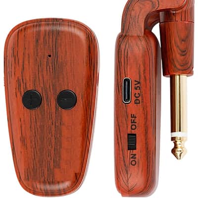 Wireless Piezo Pickup for Nylon String Guitar, Classical, Flamenco, Volume Control, 100ft Range, Ultra-Low Latency, Easy Install, Pro Sound for Live Performance & Recording image 2