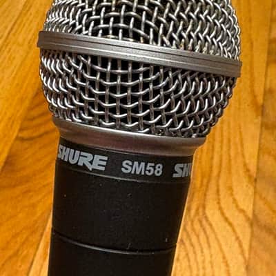 Shure SM58 Handheld Cardioid Dynamic Microphone 1984 - Present - Black image 1