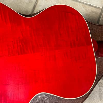 2025 Gibson Custom Everly Brothers J-180 Acoustic Guitar Cherry Red image 8