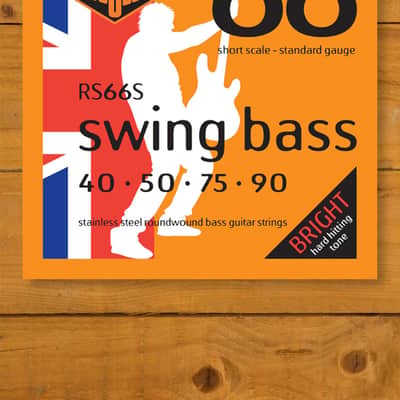 Rotosound Swing Bass 66 Stainless Steel 4-String Bass Strings - Short Scale 40-90 image 1