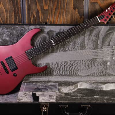 ESP E-II M-I Deep Candy Apple Red Satin image 15