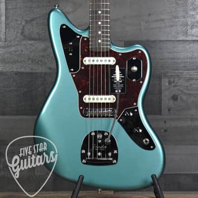 Mint Fender American Professional Classic Jaguar Rosewood Fingerboard Faded Sherwood Green Metallic Included: Deluxe Gig Bag image 16