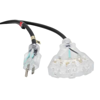 Pair of 2x Pro X XC-P143-10 3-Socket Power Cord image 3