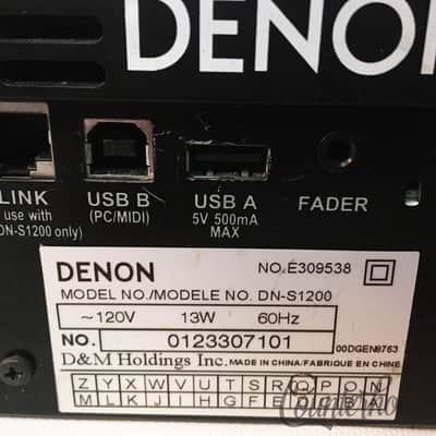 *Denon DN-S1200 Compact DJ CD/Media/USB Player/Controller Serato Tracktor Midi* image 5