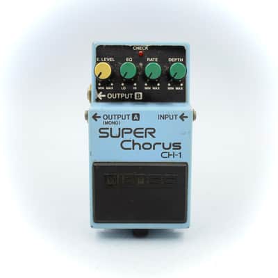 Boss CH-1 Super Chorus Blue Label 1991 Guitar Effect Pedal GC33785 image 2
