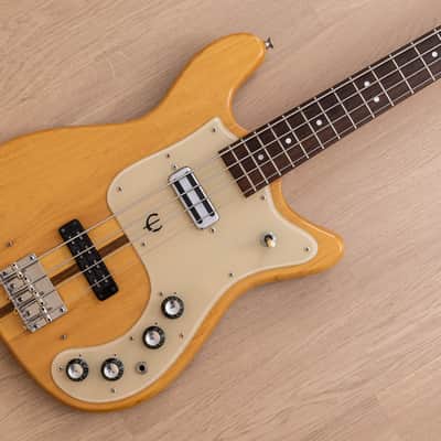 1981 Epiphone Newport Vintage Electric Bass Guitar Short Scale Japan, Matsumoku image 1