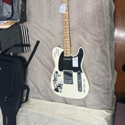 Fender Tyler, The Creator Signature Camp Flog Gnaw Standard Telecaster 2025 - Olympic White image 7