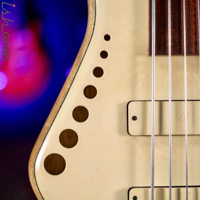 Benavente SCB (Single Cutaway Bass) - Hollow body Natural 5-String Fretless image 6