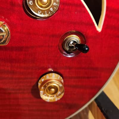 Dean Del Sol Semi-Hollow Cherry Red image 6
