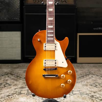 Gibson Les Paul Studio Double Trouble Electric Guitar - Dirty Lemon Burst/Cherry Back with Gig Bag image 3