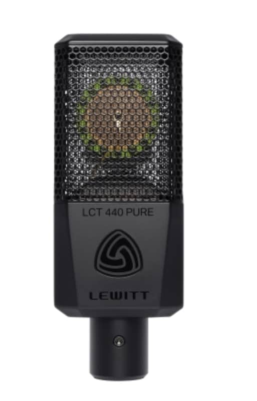 Lewitt LCT-440-PURE Large Diaphragm Cardioid Condenser Microphone 2010s - Black image 1