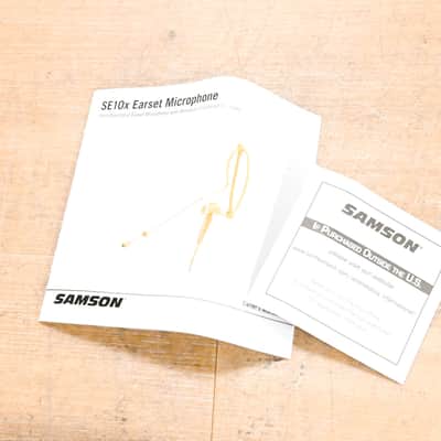 Samson SE10x Earset Microphone with Condenser Capsule & Accessories CG011AU image 13