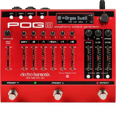 Immagine Electro-Harmonix POG3 Polyphonic Octave Generator 2024 - Present - Red - 1