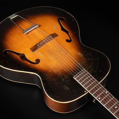1936 Kalamazoo KG-31 - Sunburst | USA Gibson Vintage Pre War Archtop Jazz Acoustic Guitar K&K Pure Mini Pickup 1.86kg | Case image 9