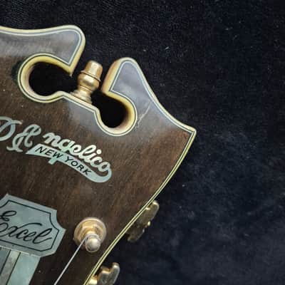 2005 D'Angelico Excel EXL-1 Hollow Body Archtop with Ebony Fretboard - Natural image 13
