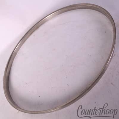 *Slingerland 16"Radio King Floor Tom Drum Rim/Hoop Nickel-Brass NOB Vintage 40s* image 3