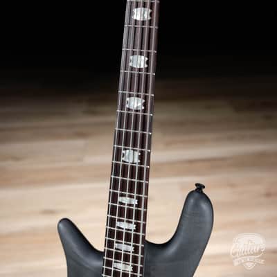Spector Euro 5 LX 5-String Left-Handed Bass Guitar – Trans Black Stain Matte image 4