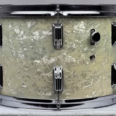 Rogers 22/13/16" 60's Fullerton-Era Holiday Drum Set - White Marine Pearl image 10