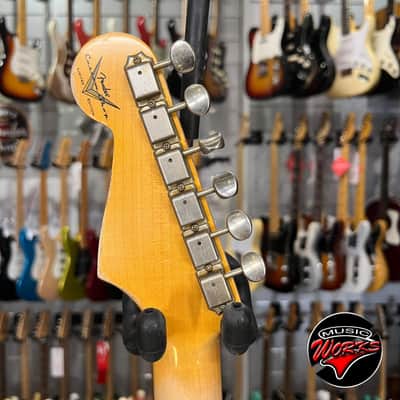 Fender Custom Shop Ltd Limited 63 Stratocaster Heavy Relic Fiesta Red image 5