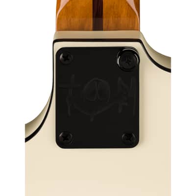 Fender Tom DeLonge Starcaster - Rosewood Fingerboard, Satin Olympic White image 8
