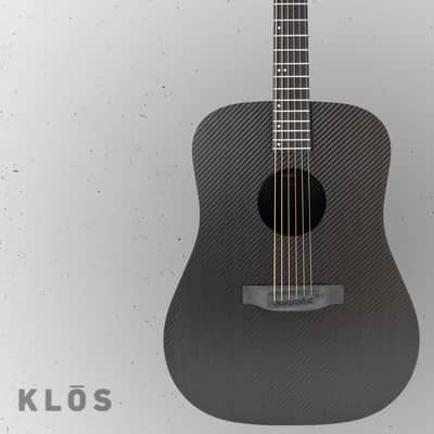 Refurbished KLOS Full Carbon Dreadnought Guitar - Acoustic Electric K&K image 1