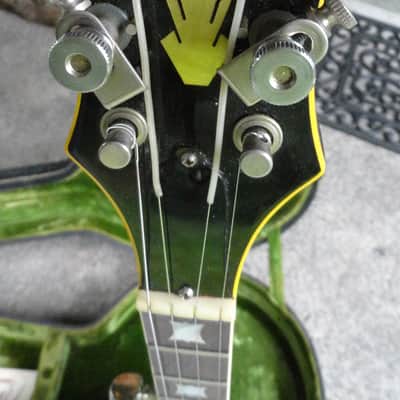 Vintage all original 1967 Gibson RB250 w Lifton Case image 10