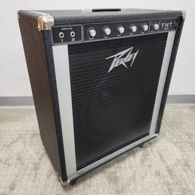 Vintage 1976 Peavey TNT 100 45W 1x15 Bass Combo Solid-State Amp w/ Original Cover - (LOCAL PICKUP ONLY) image 1