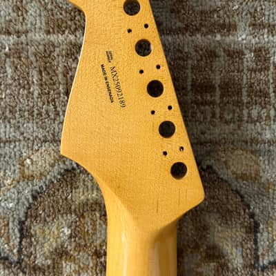 Fender Sub-Sonic Baritone Stratocaster Neck, 22 Medium Jumbo Frets, Maple image 14
