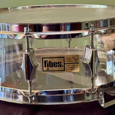 Fibes Vintage 70's 5 Piece Acrylic Drum Set Rare image 13