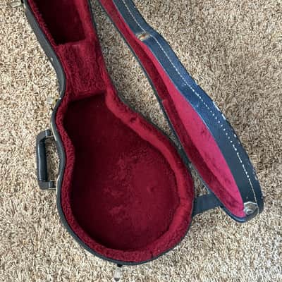 Gibson? Model F style Hard Shell Mando Case 70’s-80’s - Black/Purple image 6