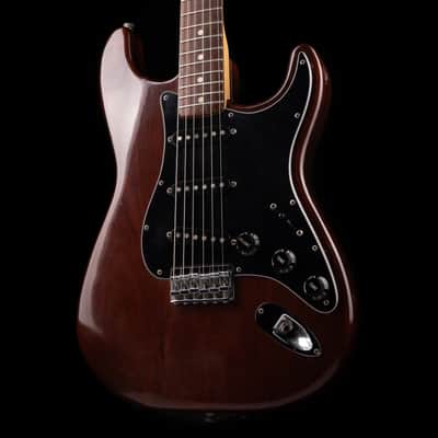 Vintage 1976 Fender Stratocaster Hardtail Mocha Brown With OHSC image 3