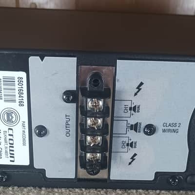 Crown CDi 6000 2-Channel 2100-Watt Power Amplifier 2010s - Black and Silver image 12