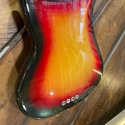 1977 Fender Mustang Bass, Three Tone Sunburst image 10